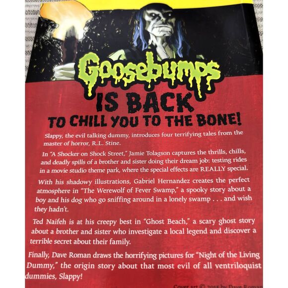 Graphix Presents R.L. STINE GOOSEBUMPS Slappy's Tales Of Horror 4 Story Book - Picture 2 of 4